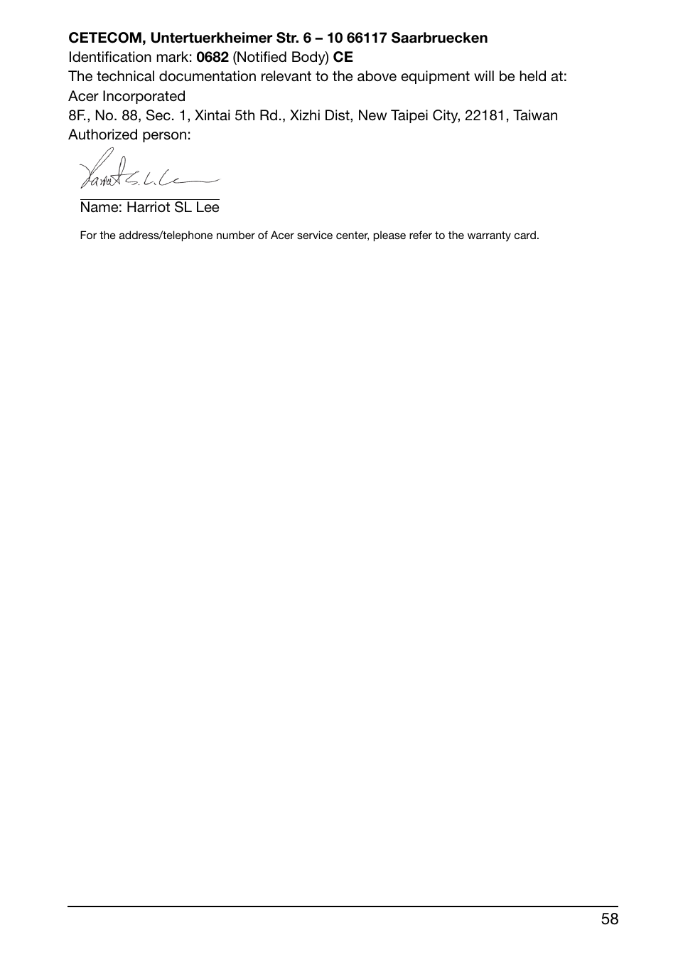 Acer Liquid Glow User Manual | Page 58 / 60
