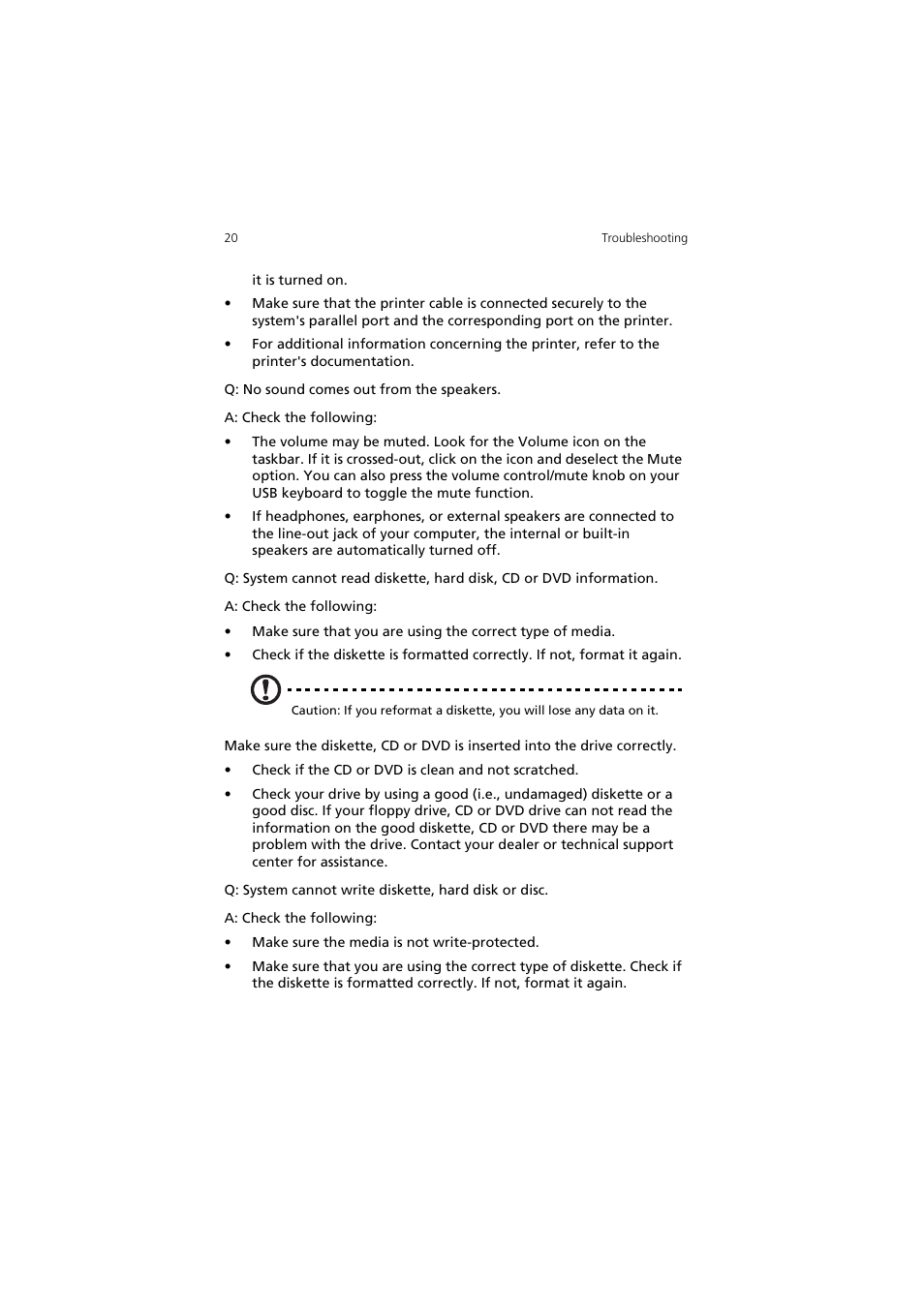 Acer AcerPower SV User Manual | Page 26 / 30