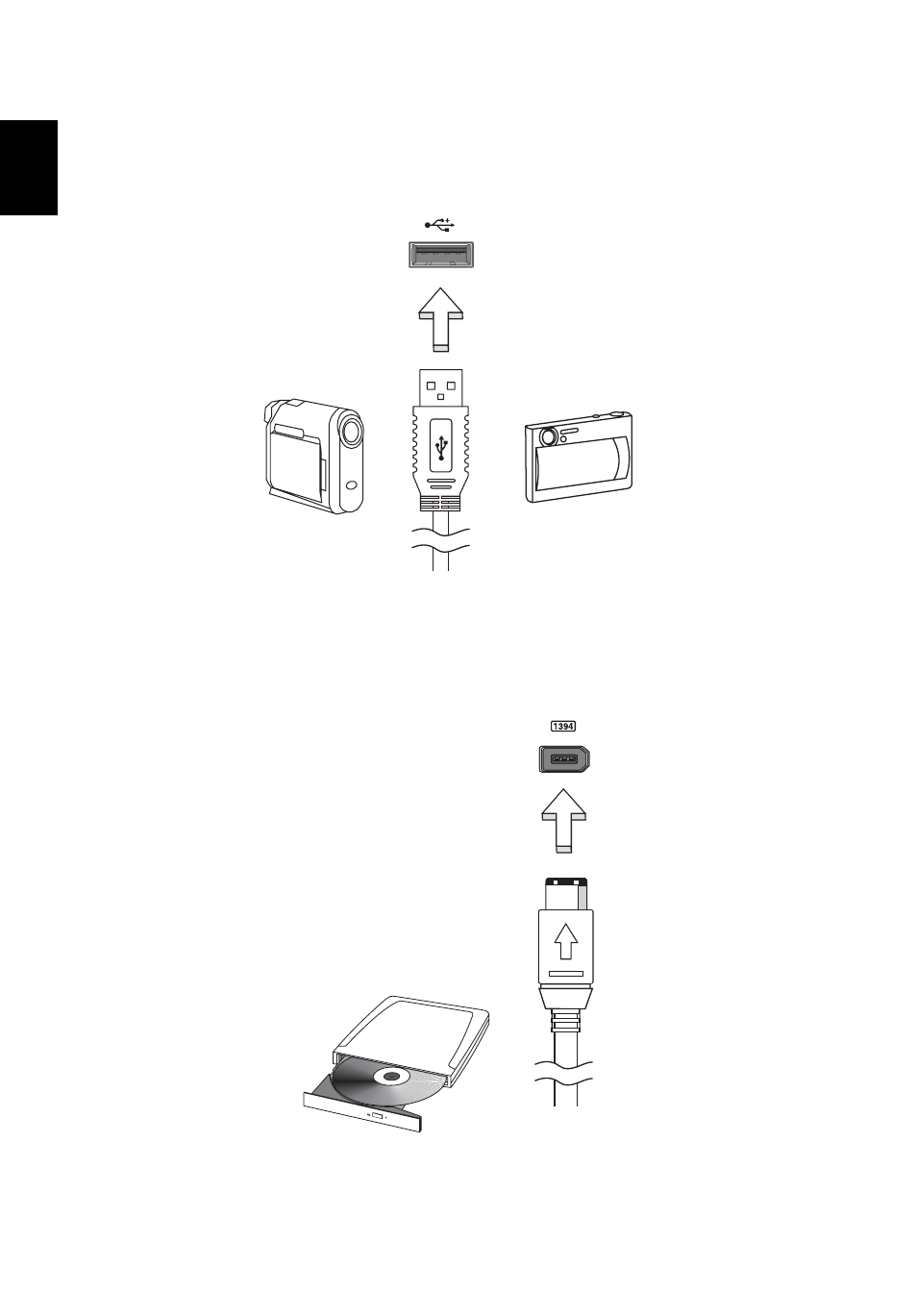 Universal serial bus (usb), Ieee 1394 port | Acer Extensa 3100 User Manual | Page 52 / 75