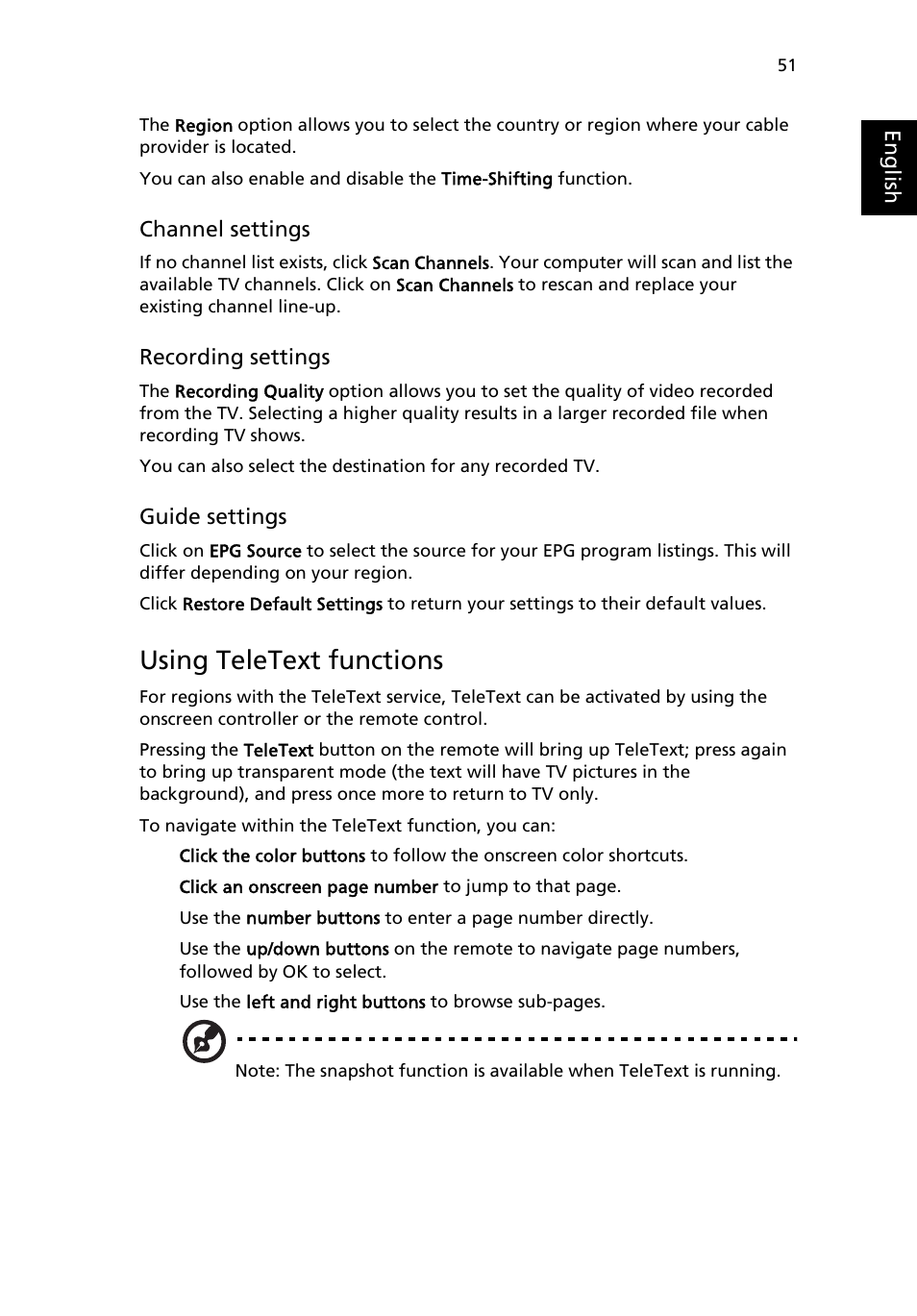 Using teletext functions | Acer Aspire 9500 User Manual | Page 63 / 100