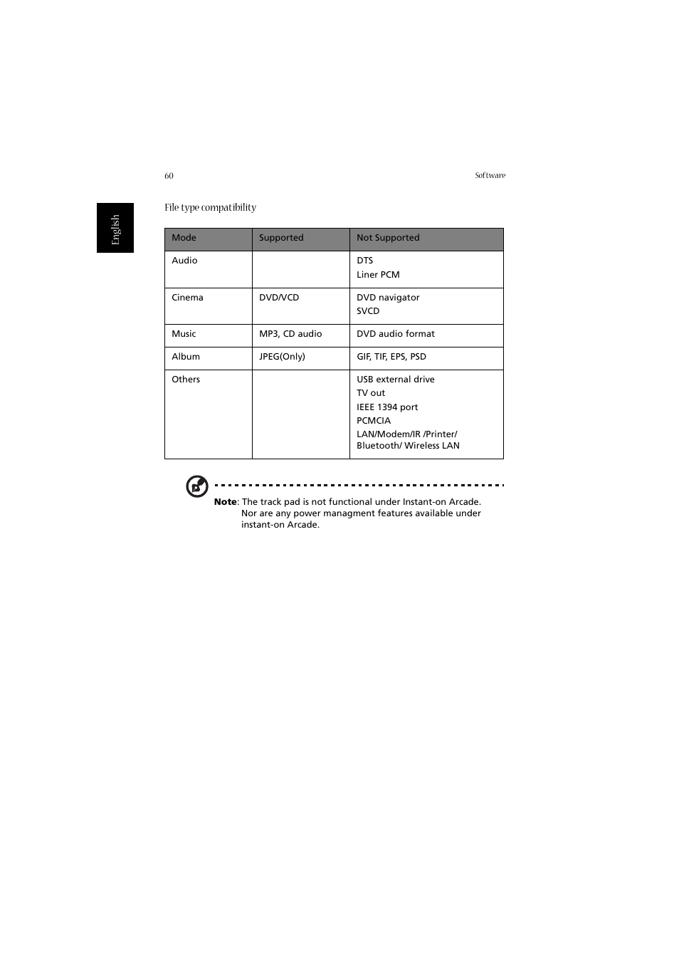 Acer Aspire 2020 User Manual | Page 70 / 110
