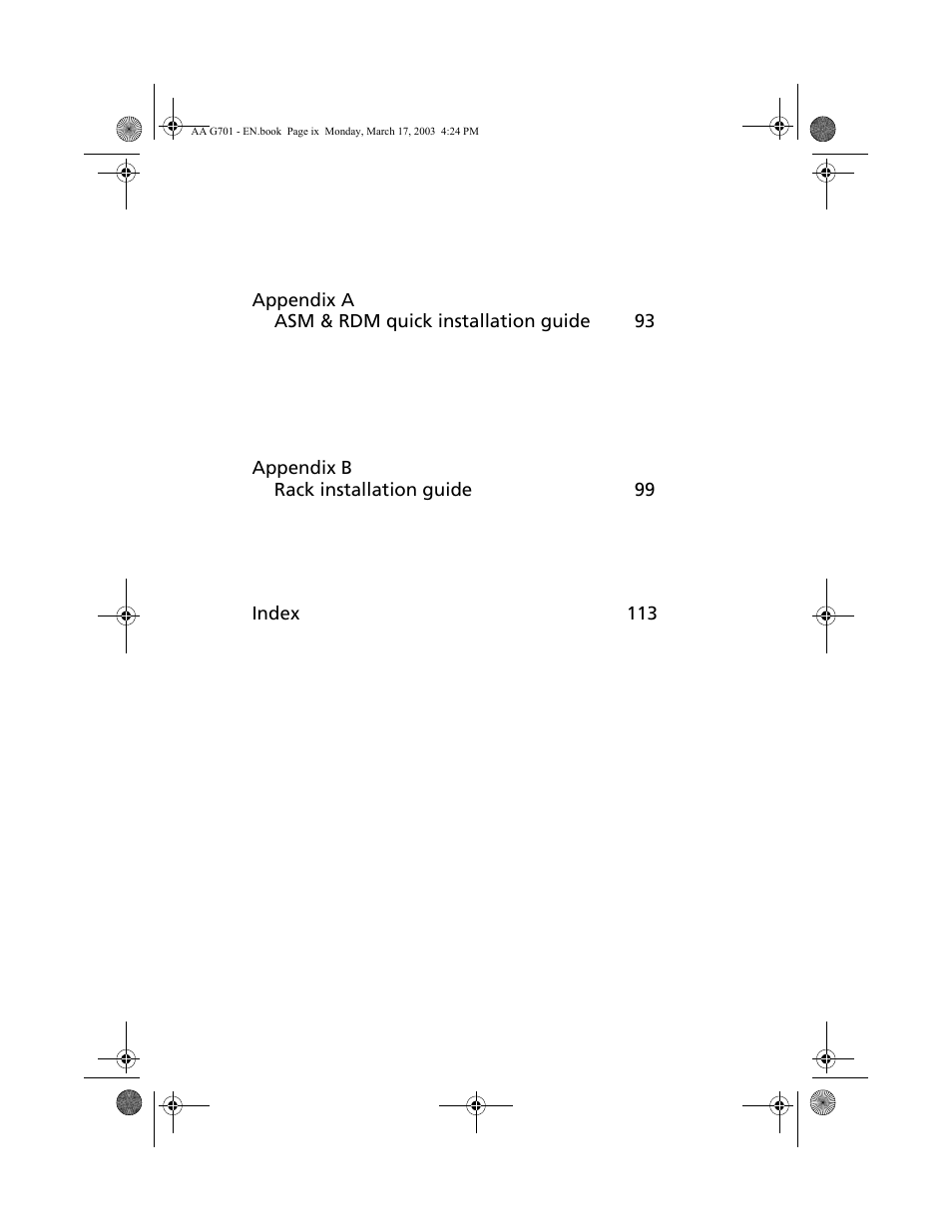 Acer Altos G701 User Manual | Page 9 / 126