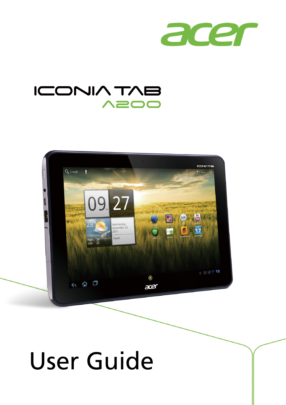 Acer A200 User Manual | 58 pages