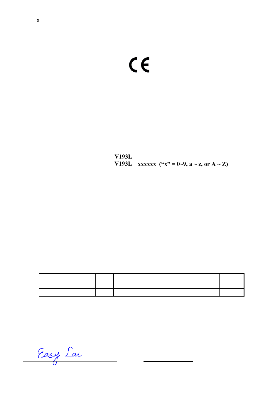 Declaration of conformity | Acer V193L User Manual | Page 10 / 28