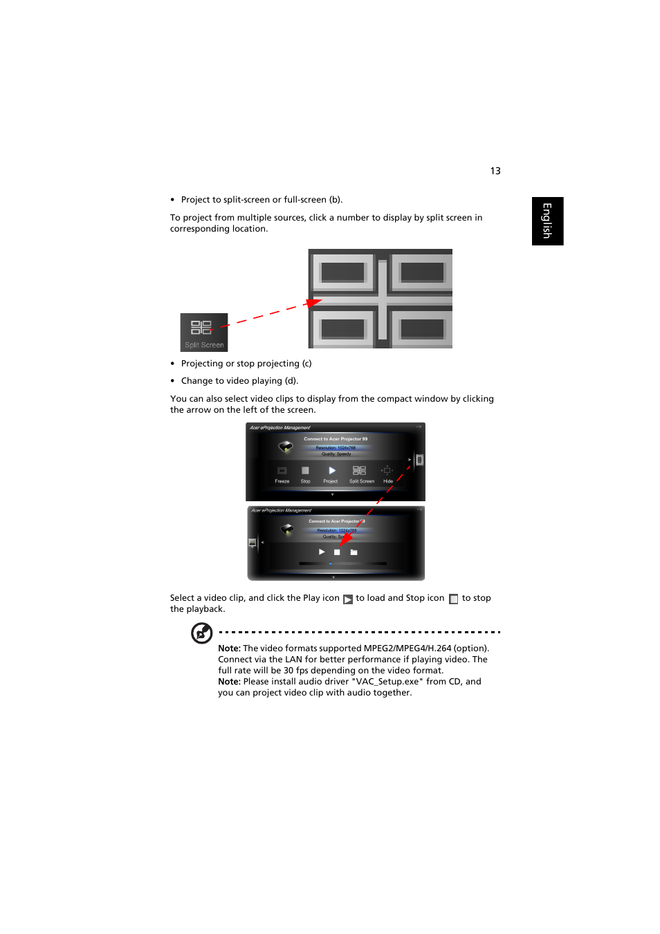 Acer P7203B User Manual | Page 13 / 50