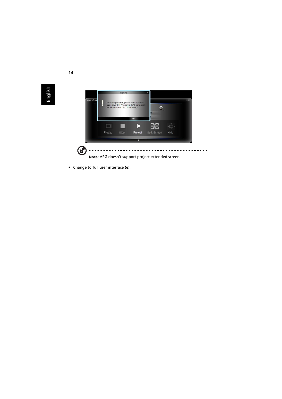 Acer P7203B User Manual | Page 14 / 50