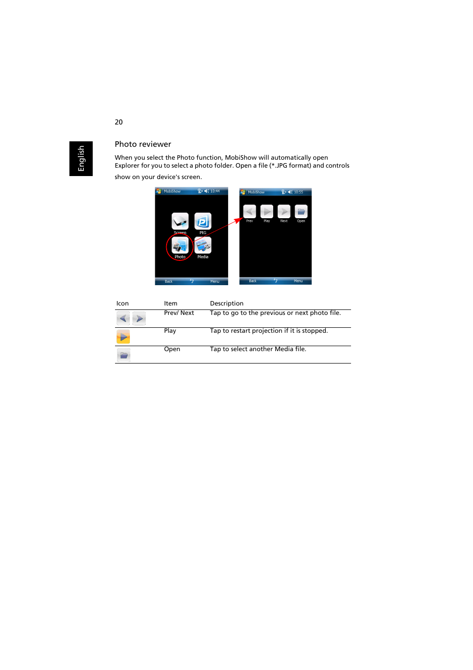 Acer P7203B User Manual | Page 20 / 50