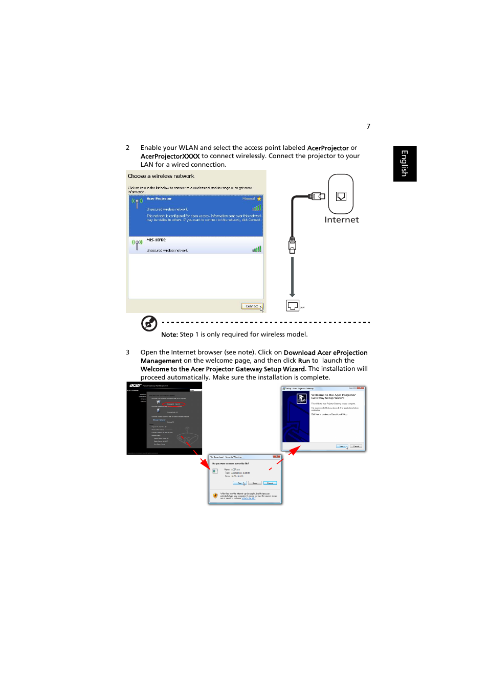 Acer P7203B User Manual | Page 7 / 50