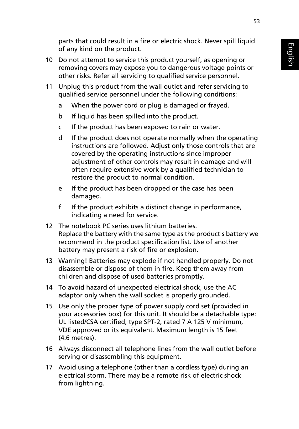 Acer TravelMate 2310 User Manual | Page 61 / 70