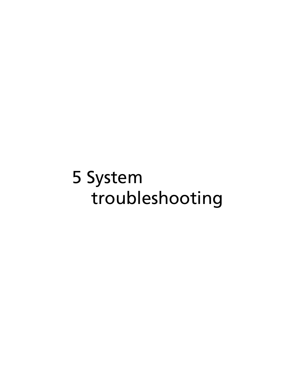 5 system troubleshooting | Acer AT310 F1 User Manual | Page 109 / 176