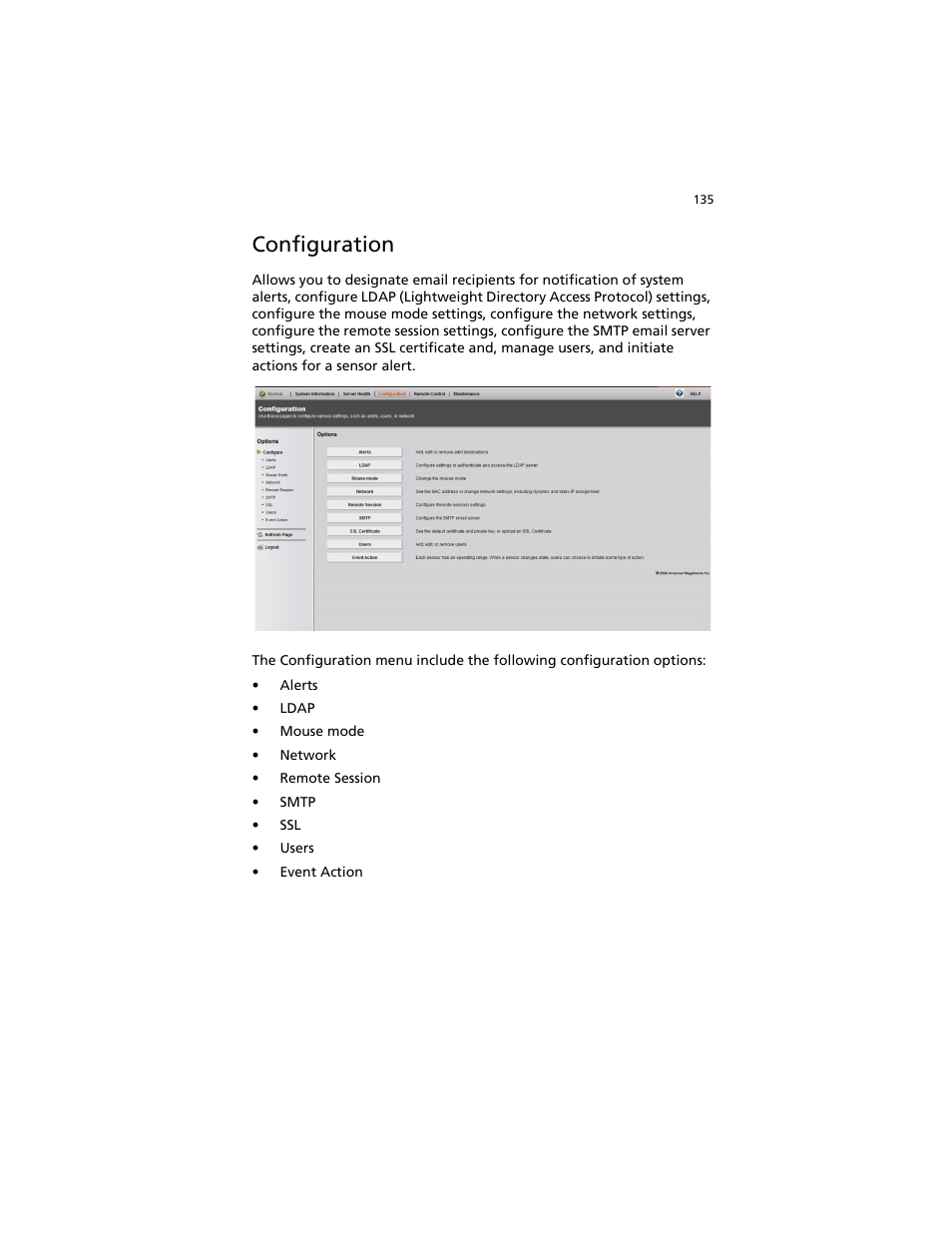 Configuration | Acer AT310 F1 User Manual | Page 153 / 176