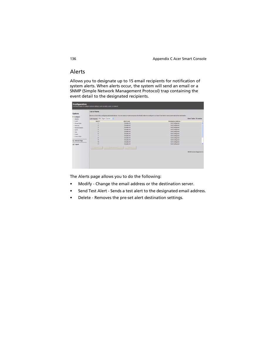 Alerts | Acer AT310 F1 User Manual | Page 154 / 176