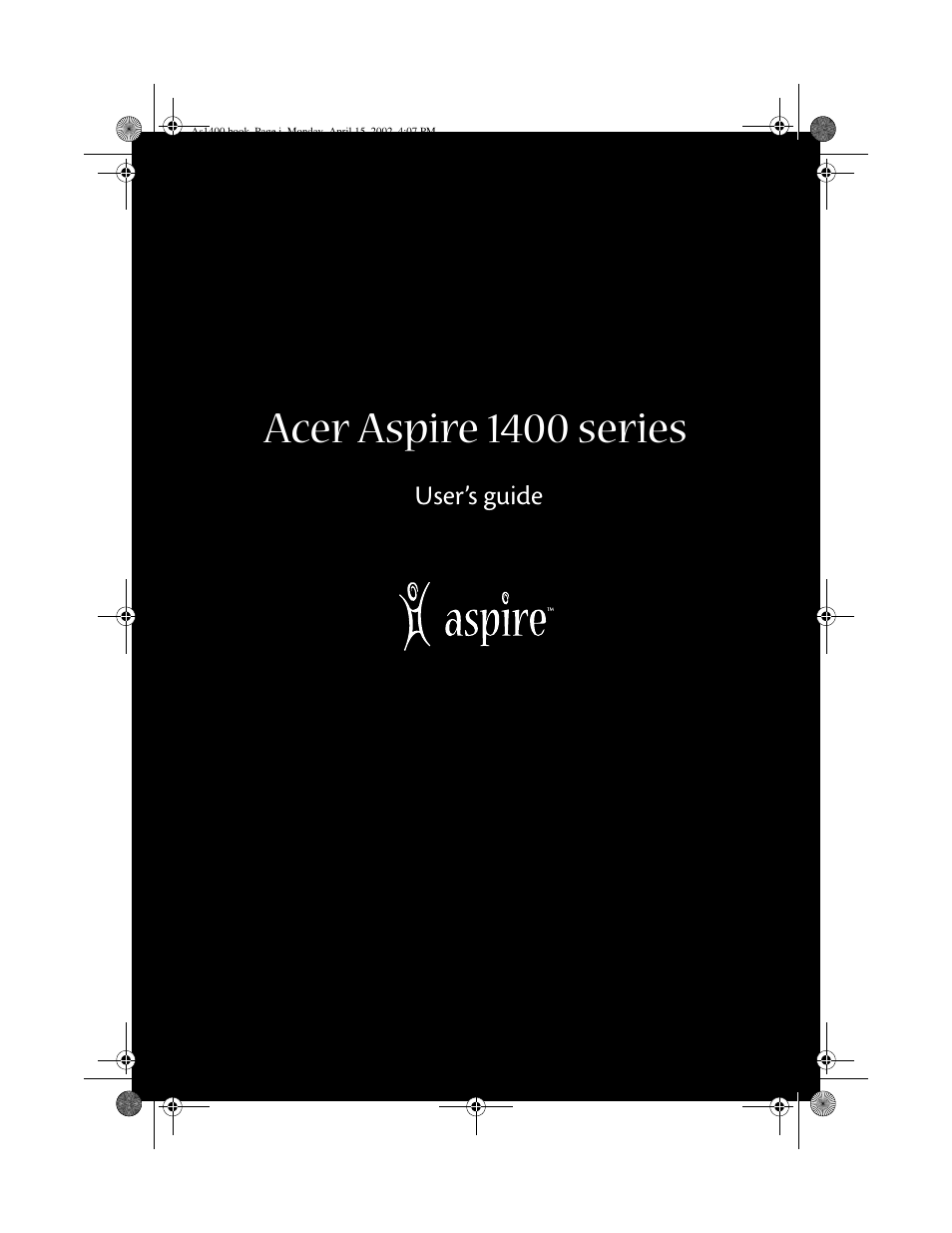 Acer Aspire 1400 User Manual | 110 pages