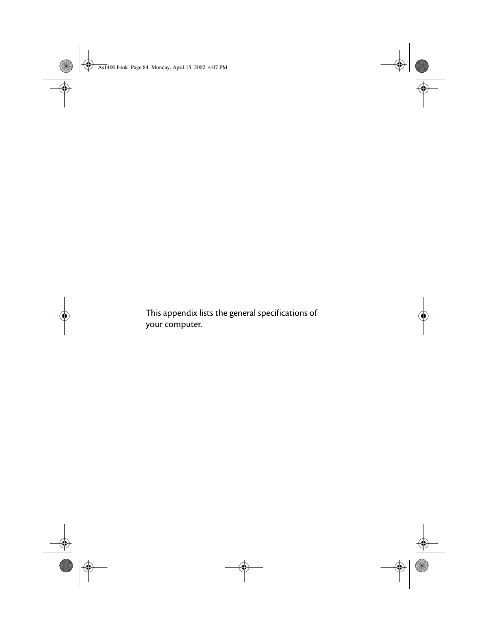 Acer Aspire 1400 User Manual | Page 94 / 110