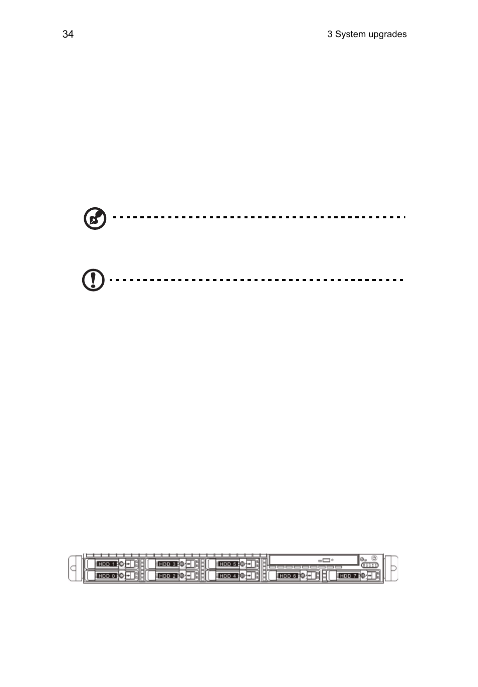 Configuring the storage devices, Accessing the drive bays, Hard disk drive configuration guidelines | Acer AR360 F1 User Manual | Page 50 / 188