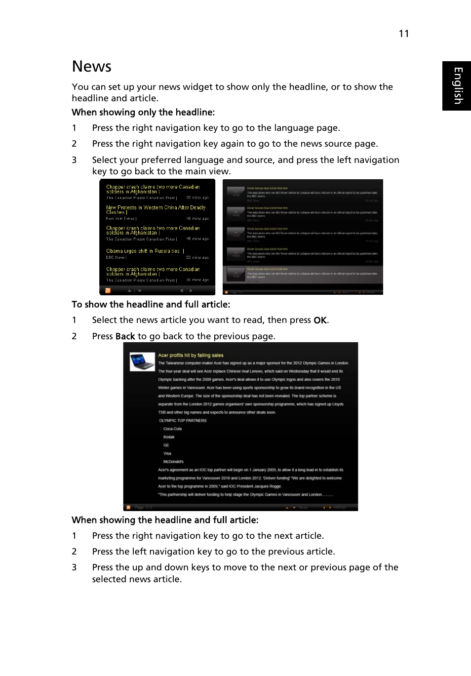 News | Acer D241H User Manual | Page 34 / 43