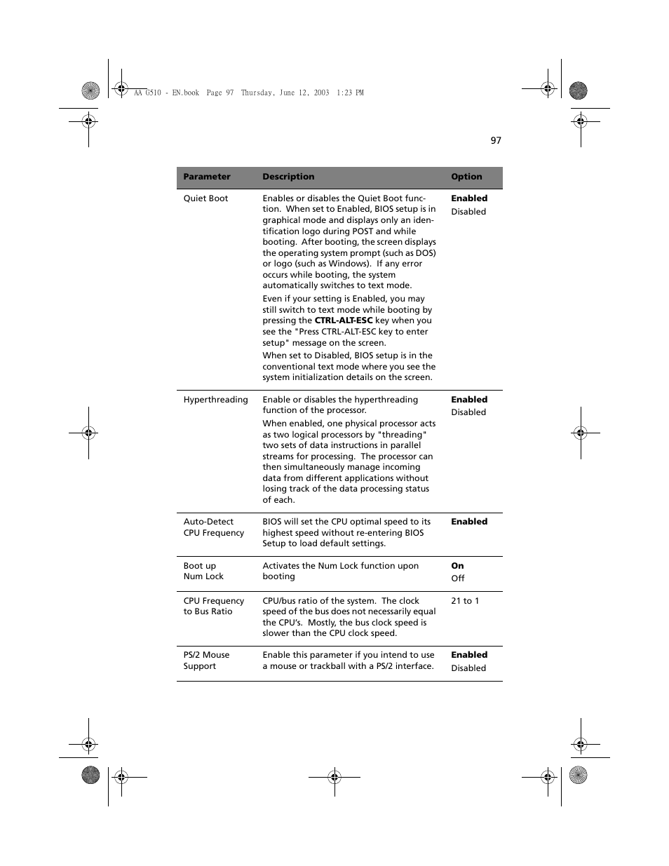 Acer Altos G510 User Manual | Page 109 / 158