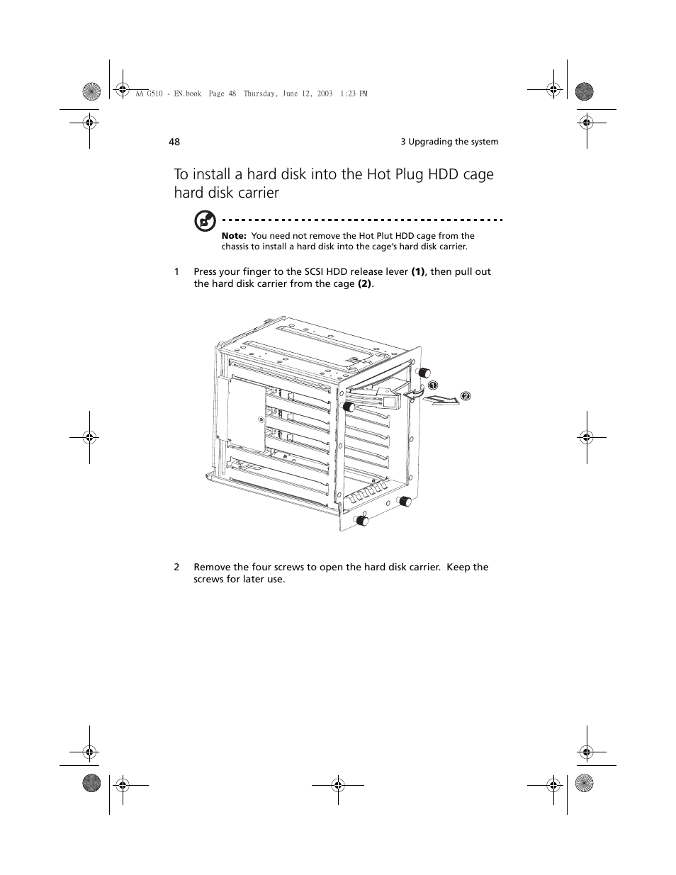 Acer Altos G510 User Manual | Page 60 / 158