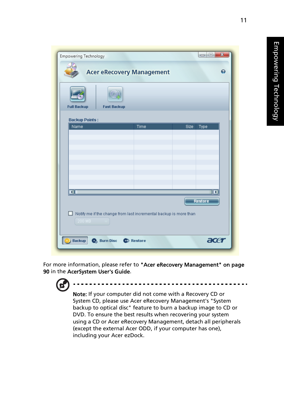 Acer TravelMate 6460 User Manual | Page 29 / 125