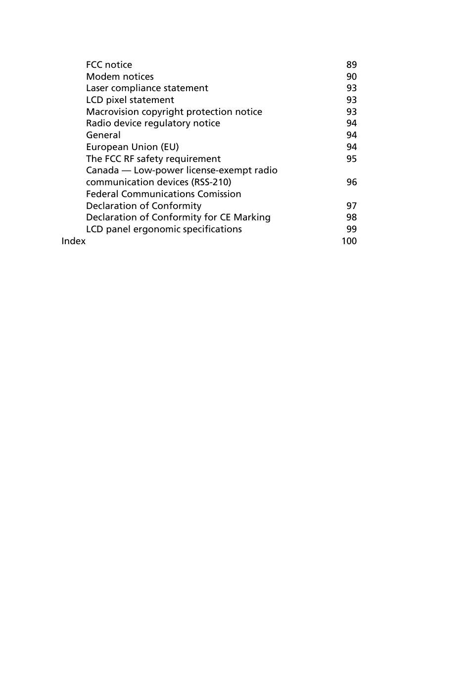 Acer Aspire 9110 User Manual | Page 14 / 115