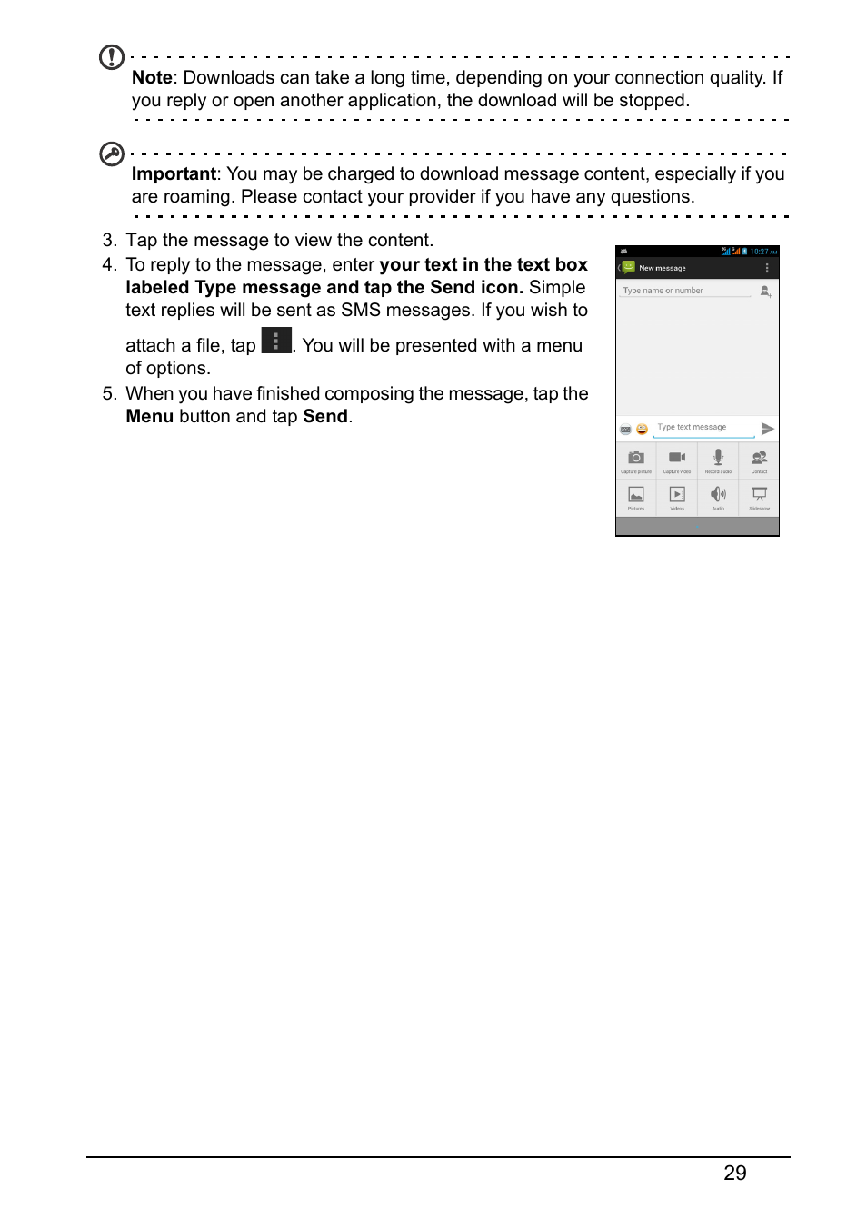 Acer S510 User Manual | Page 29 / 67