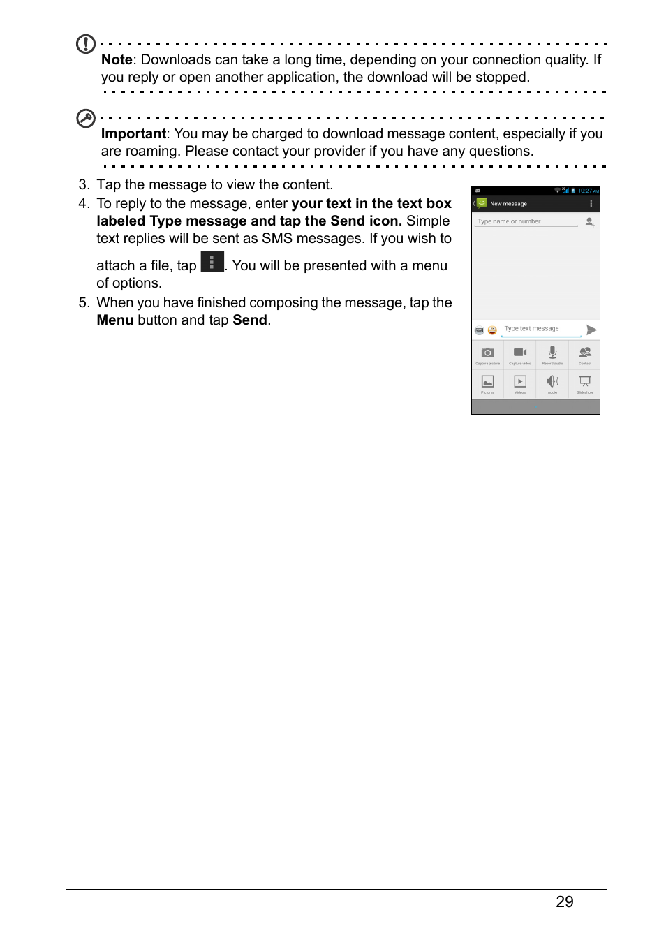 Acer S510 User Manual | Page 29 / 65