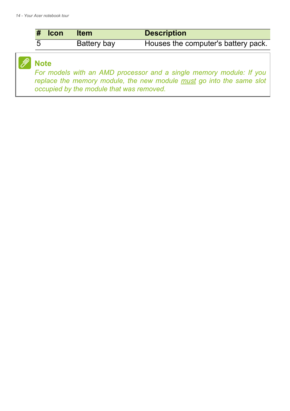 Acer Aspire E1-510P User Manual | Page 14 / 95