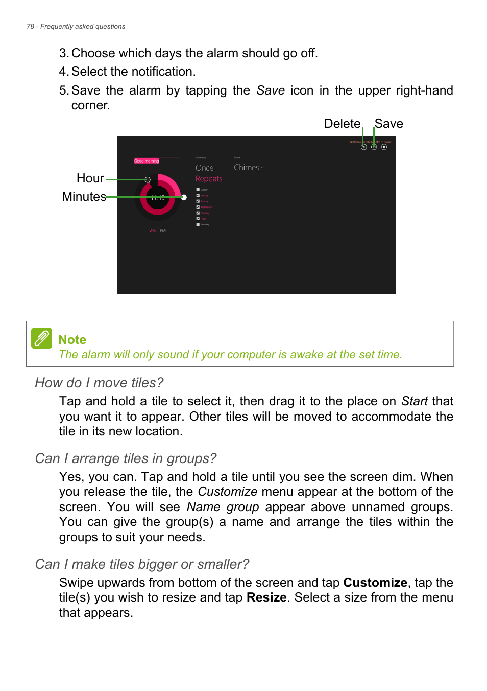 Acer Aspire E1-510P User Manual | Page 78 / 95