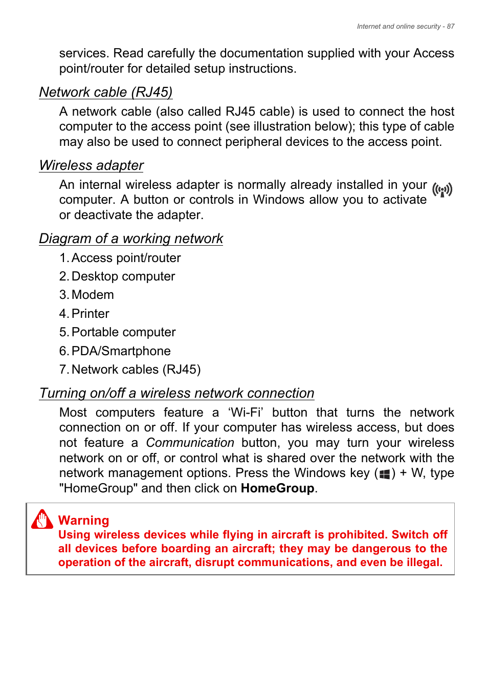 Acer Aspire E1-510P User Manual | Page 87 / 95