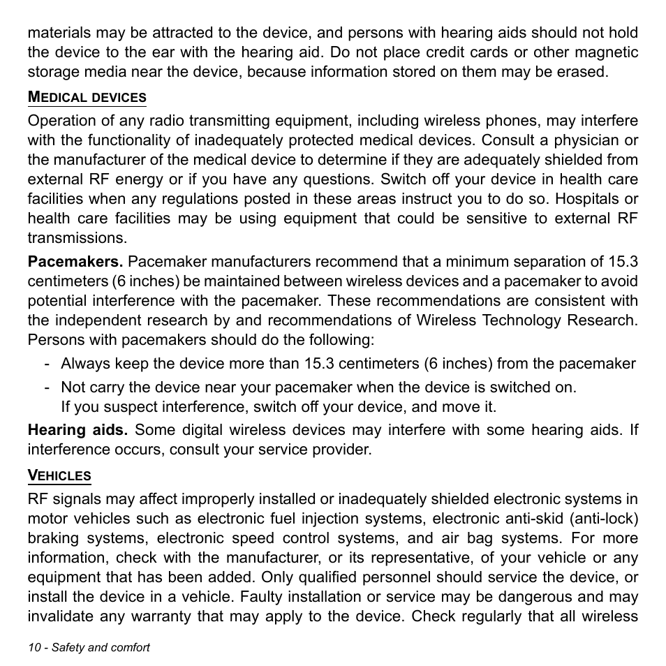 Acer W701P User Manual | Page 10 / 100