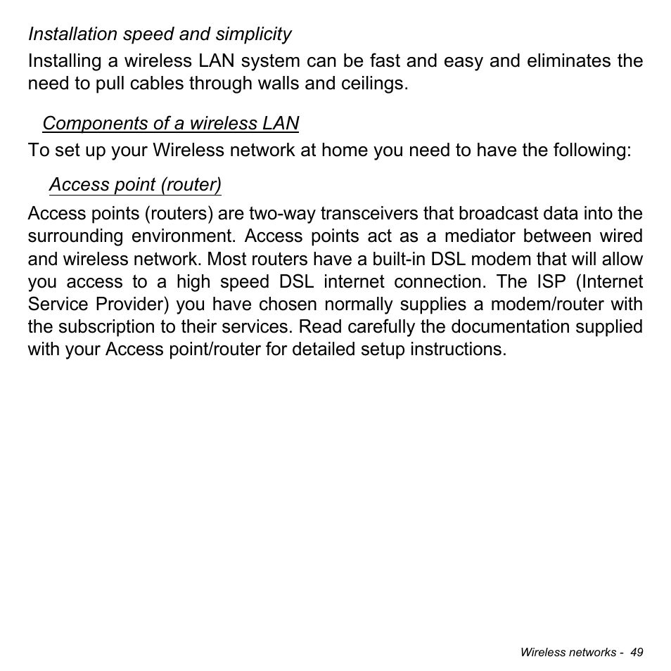 Acer W701P User Manual | Page 49 / 100