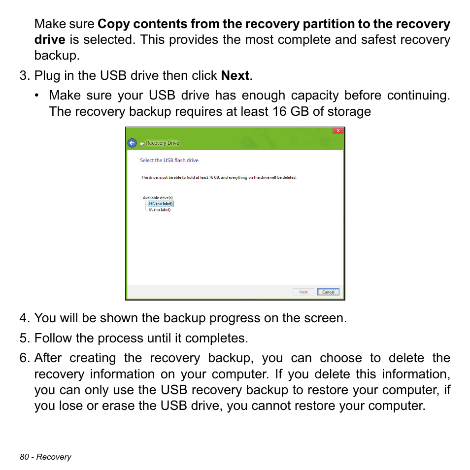 Acer W701P User Manual | Page 80 / 100