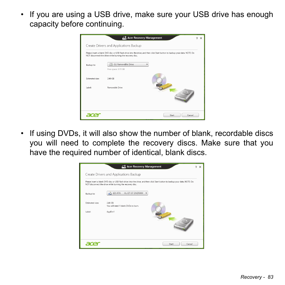 Acer W701P User Manual | Page 83 / 100