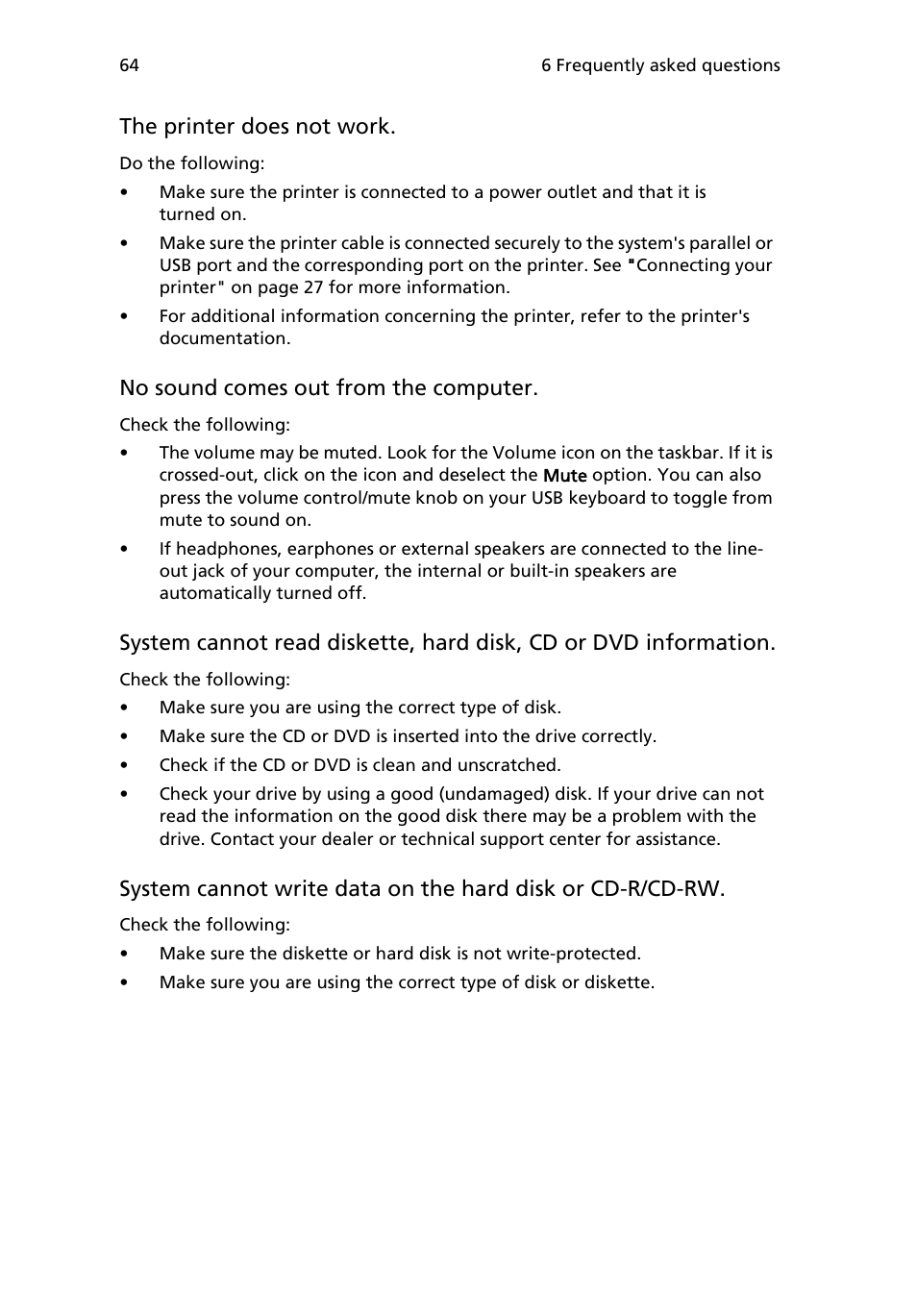 Acer Veriton 2800 User Manual | Page 72 / 88