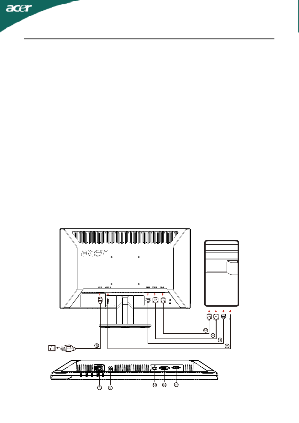 Installation | Acer P235H User Manual | Page 13 / 24