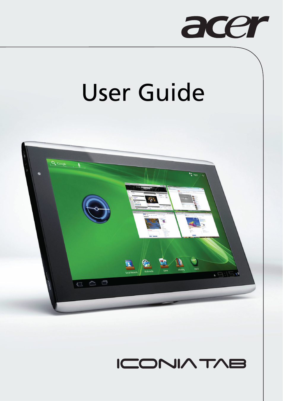 Acer A500 User Manual | 73 pages