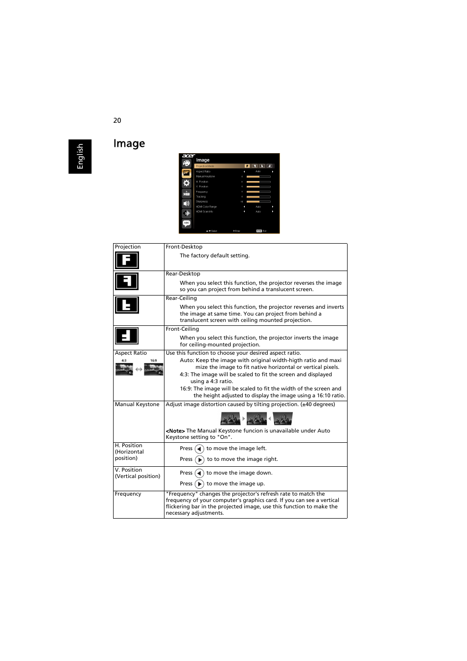 Image | Acer K520 User Manual | Page 30 / 57