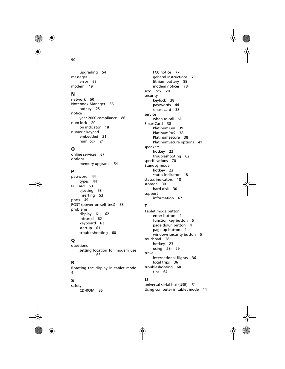Acer TravelMate C100 User Manual | Page 100 / 102