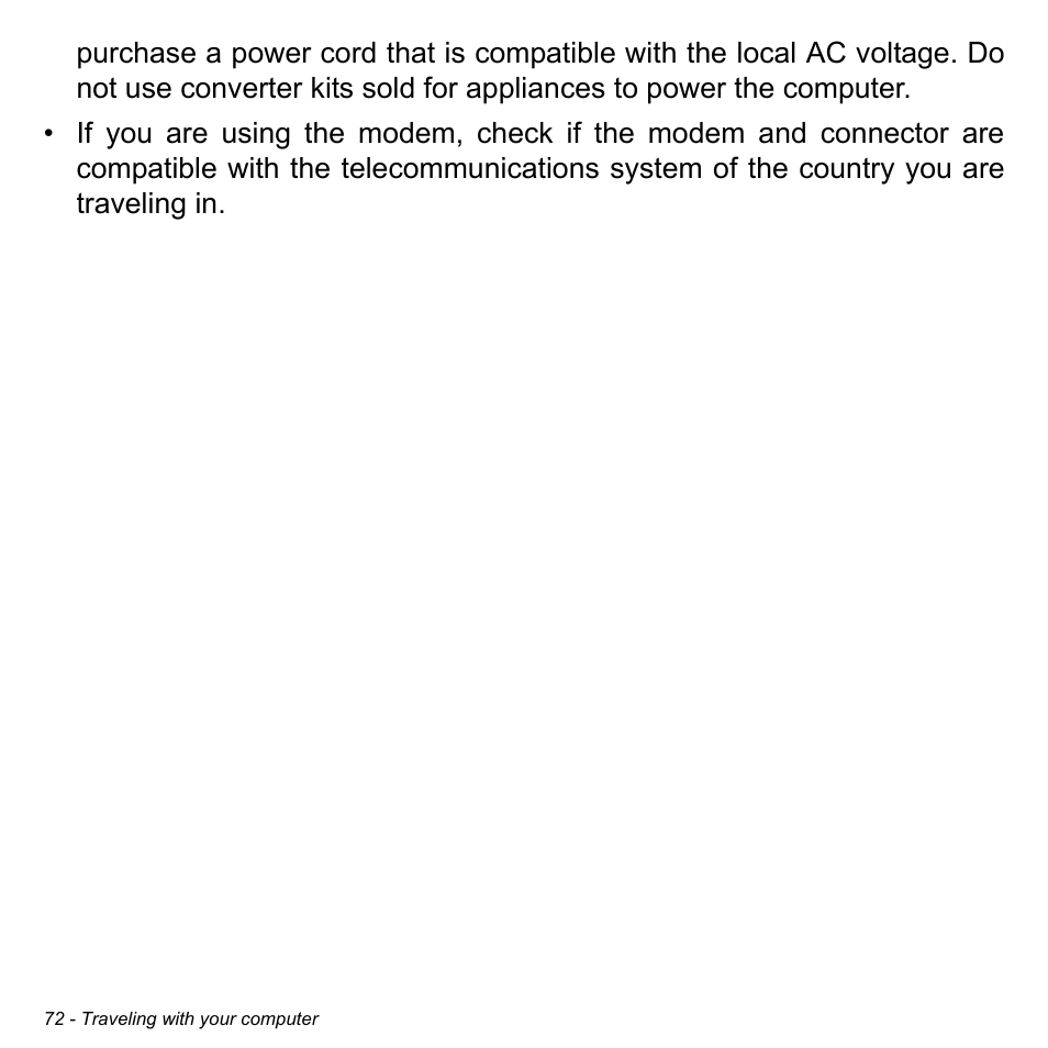 Acer Aspire E1-470PG User Manual | Page 72 / 103