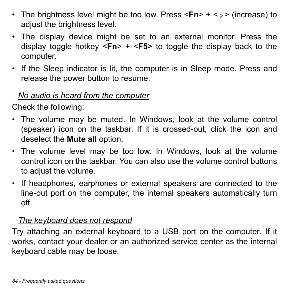 Acer Aspire E1-470PG User Manual | Page 84 / 103