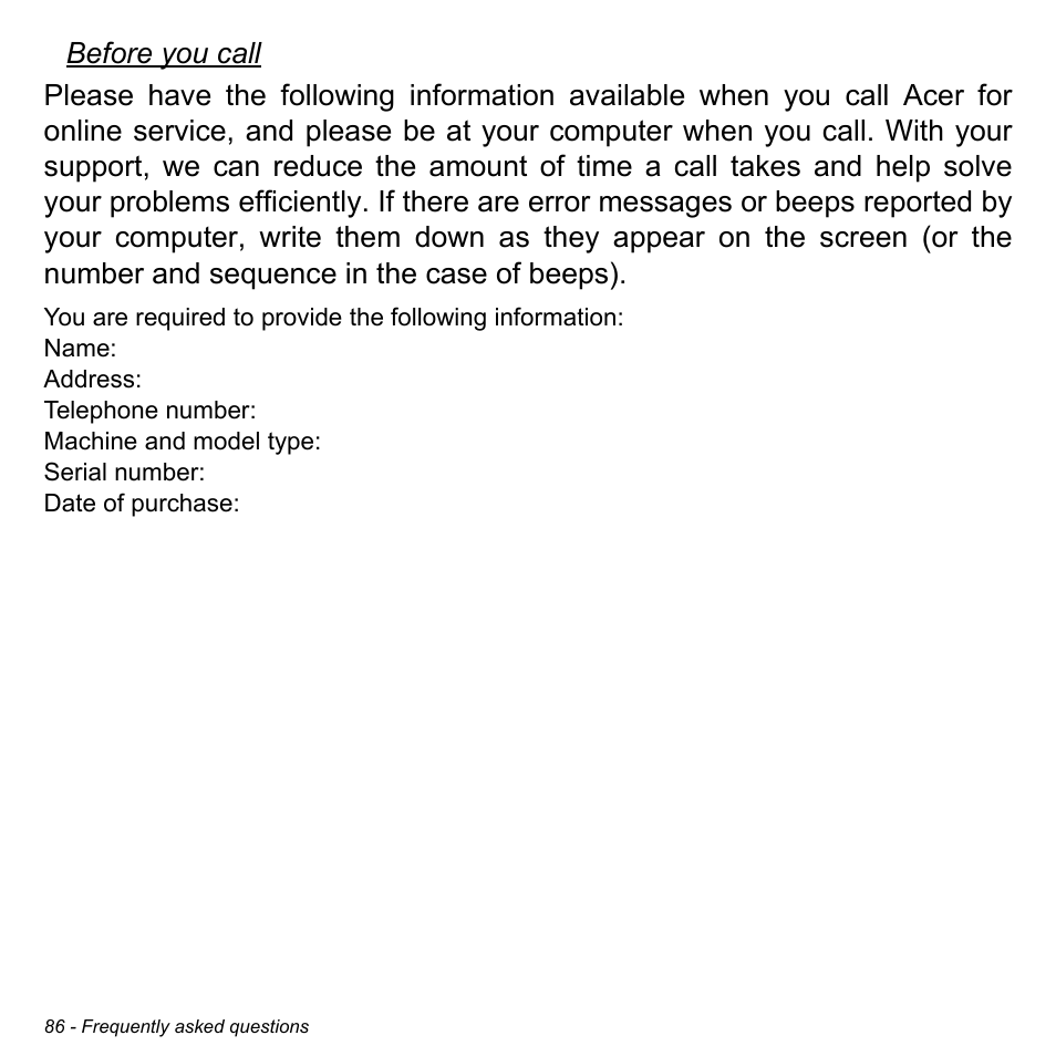 Acer Aspire E1-470PG User Manual | Page 86 / 103