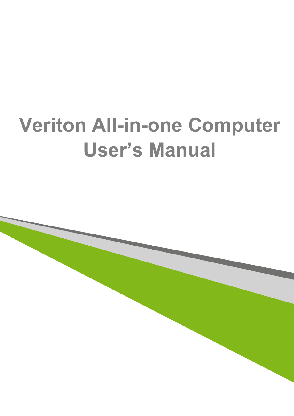 Acer Veriton Z4810G User Manual | 68 pages