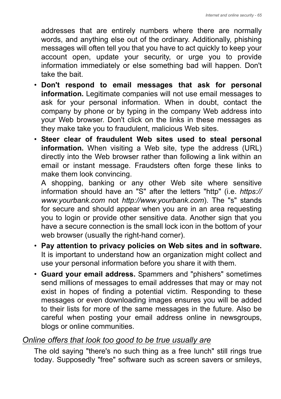 Acer Veriton Z4810G User Manual | Page 65 / 68