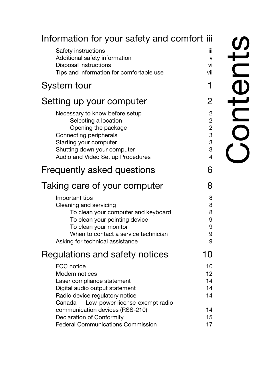 Acer RL70 User Manual | Page 9 / 28