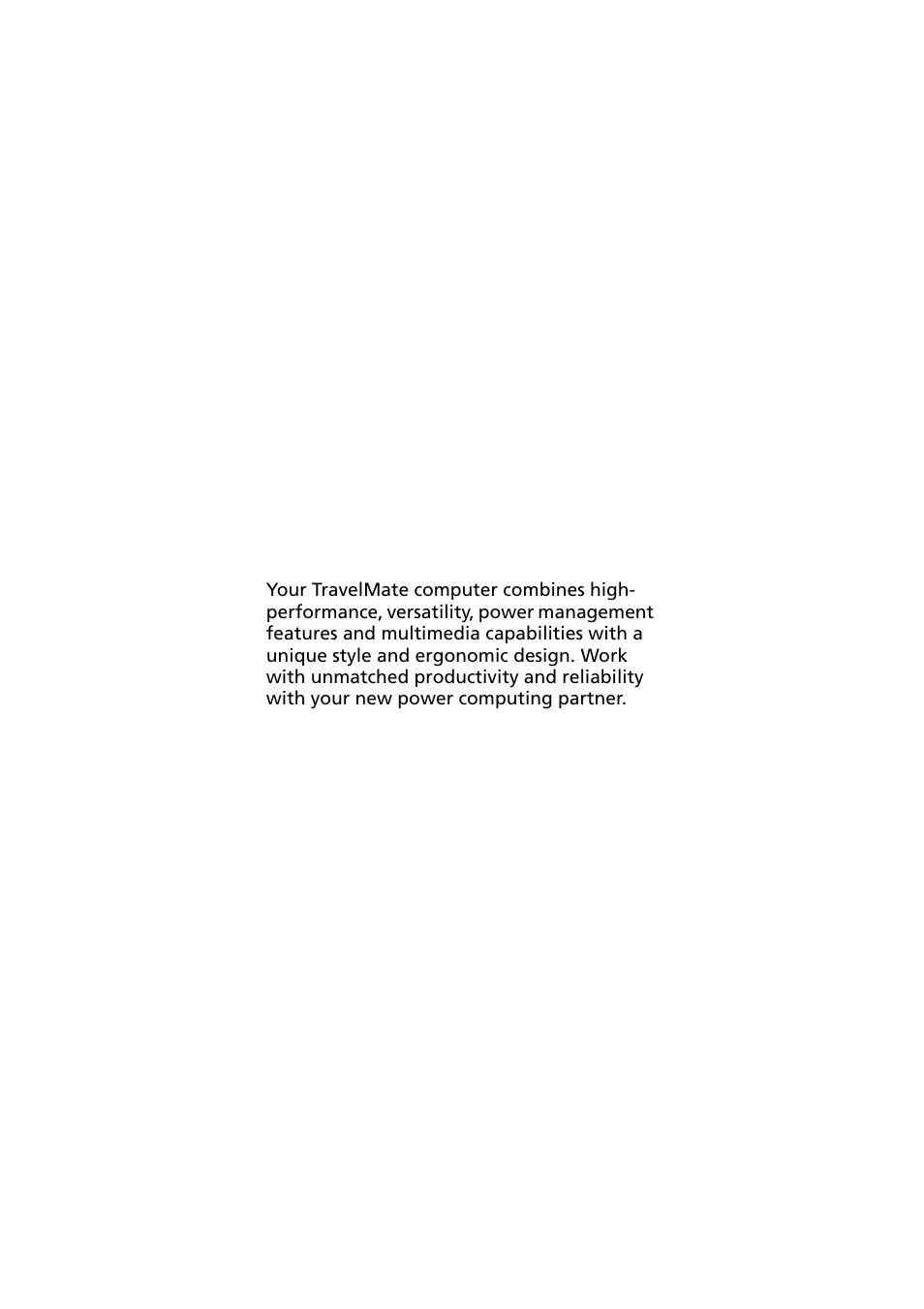 Acer TravelMate 660 User Manual | Page 10 / 89