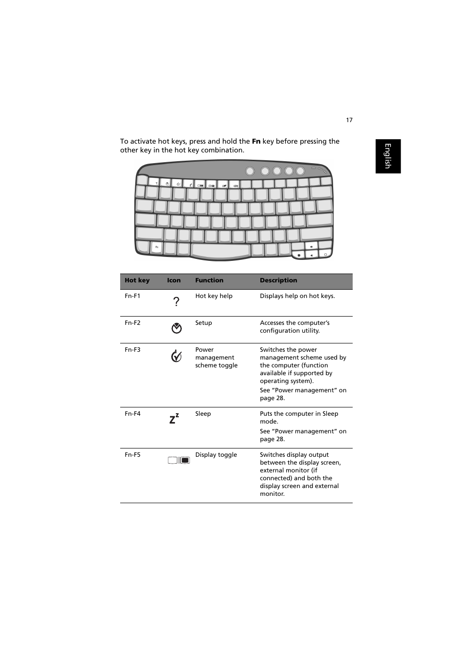 Acer TravelMate 660 User Manual | Page 25 / 89