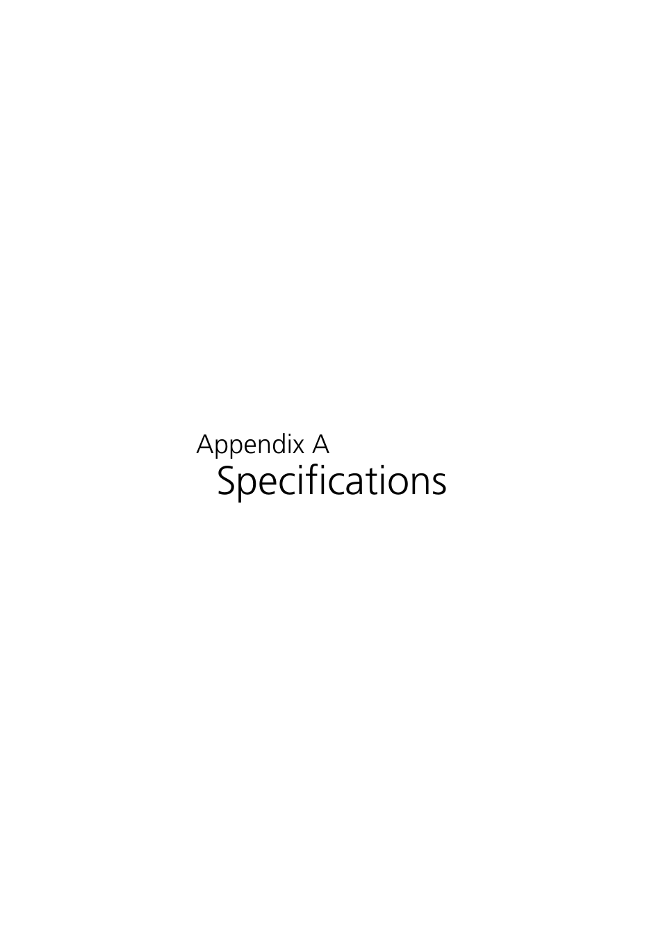 Appendix a specifications, Specifications | Acer TravelMate 660 User Manual | Page 73 / 89