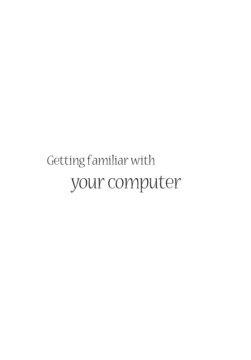 Getting familiar with your computer, Getting familiar with, Your computer | Acer Aspire 1800 User Manual | Page 11 / 114