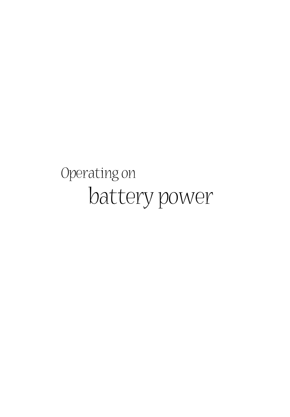 Operating on battery power, Operating on, Battery power | Acer Aspire 1800 User Manual | Page 39 / 114