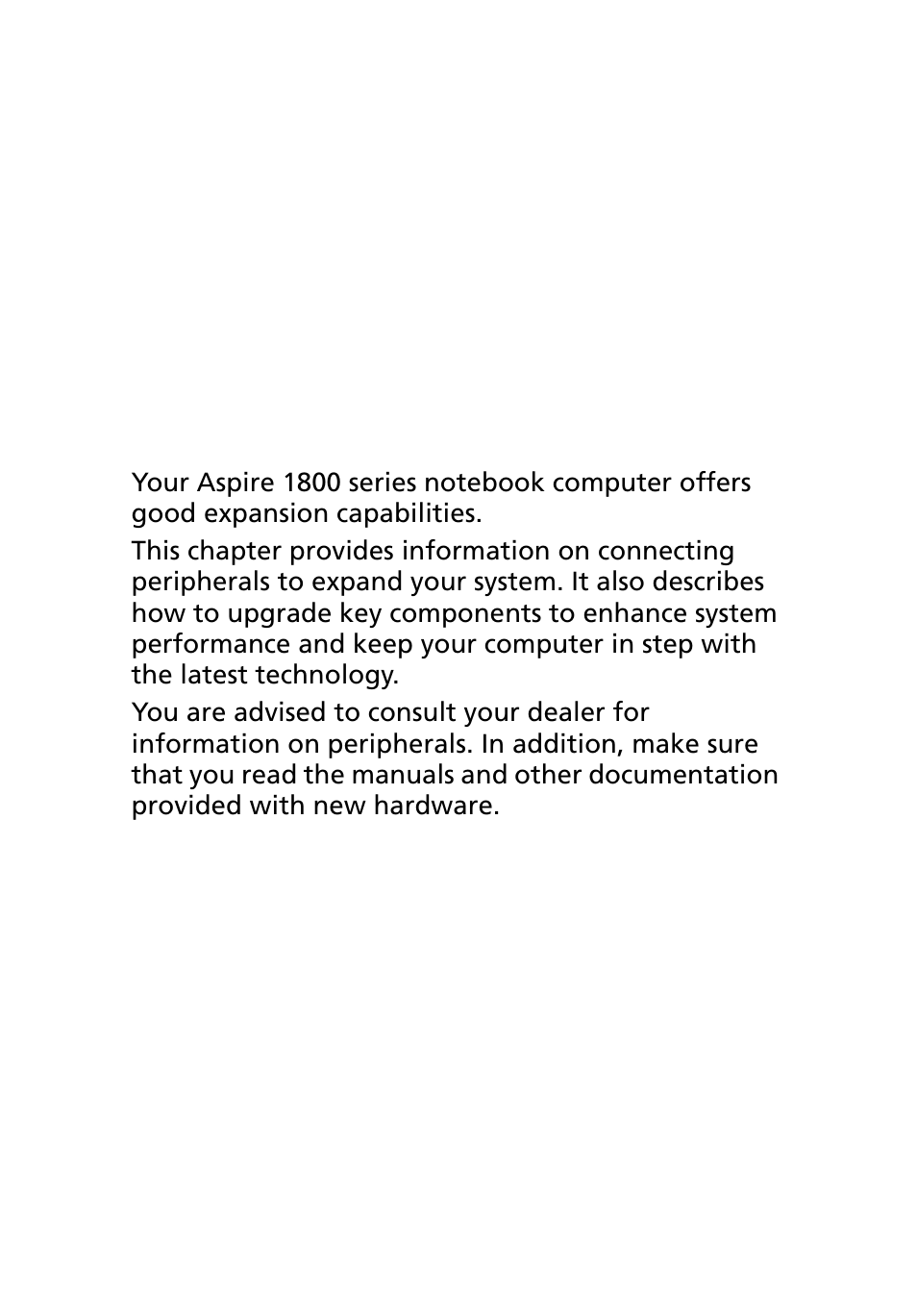 Acer Aspire 1800 User Manual | Page 48 / 114